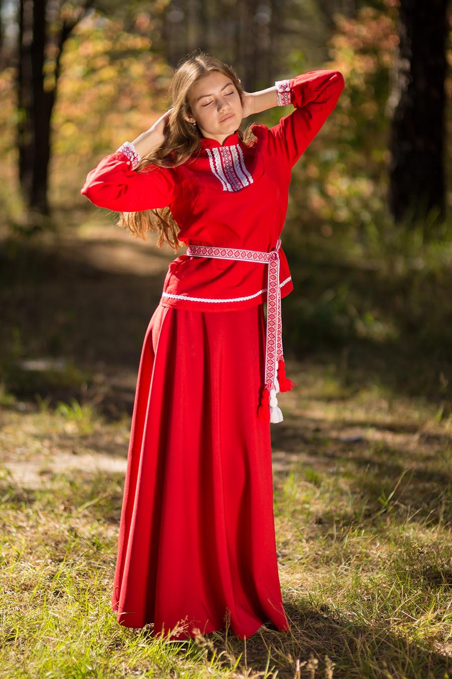 Underwear Women in Slavic costumes in Ibage