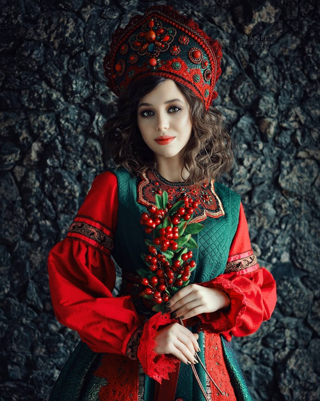 Nude girl Women in Slavic costumes in Ibage